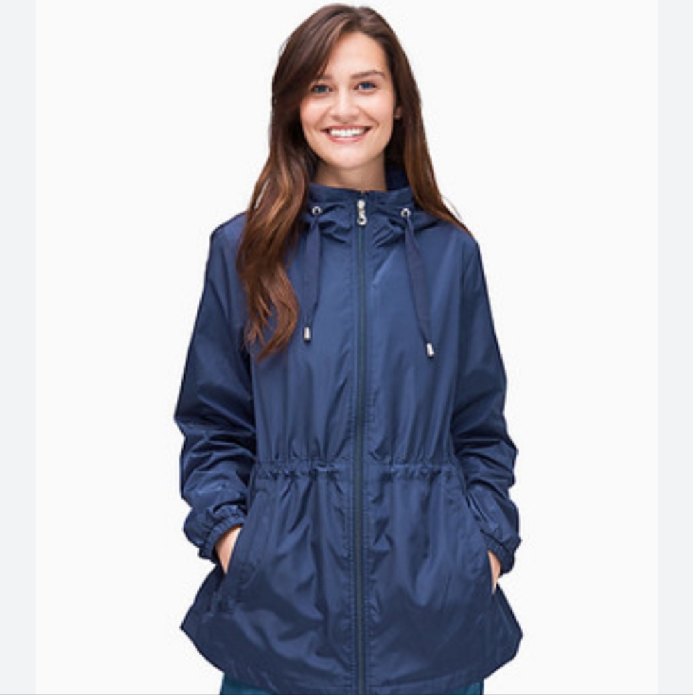 Kate Spade Solid Packable Anorak